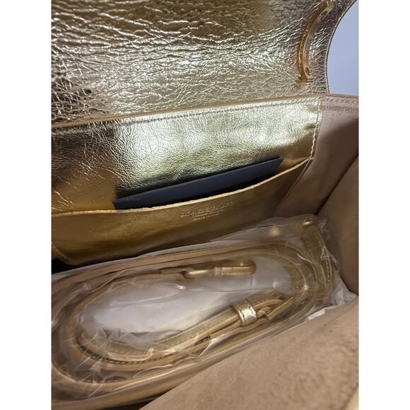 Alia Textured Satchel Genuine leather made in Italy. - Picture 7 of 8